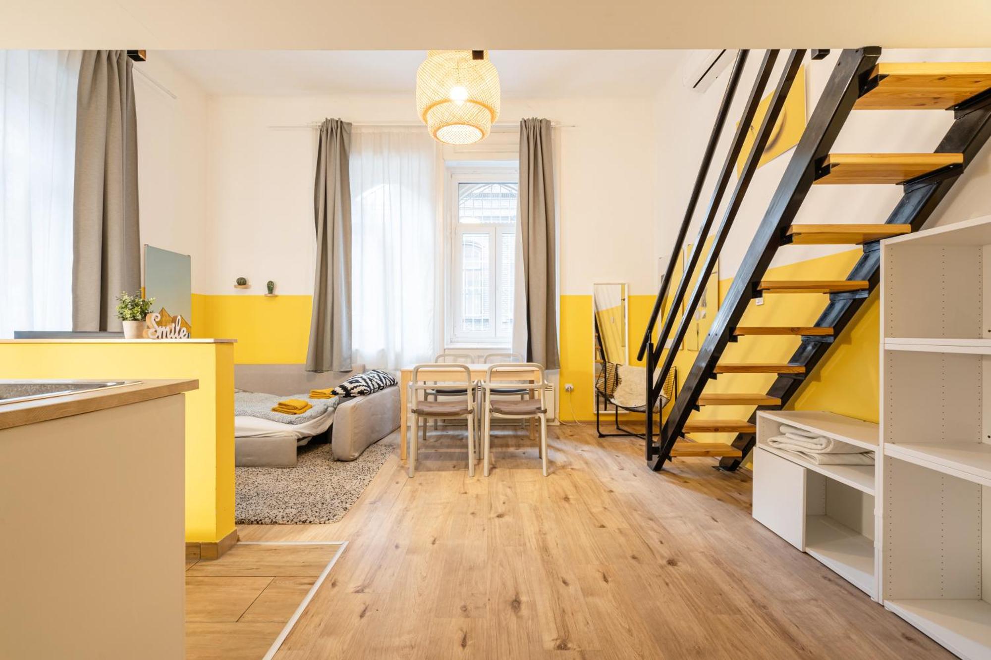 Charming Studio In The Heart Of The Jewish Quarter W41 Yellow Budapest Kültér fotó
